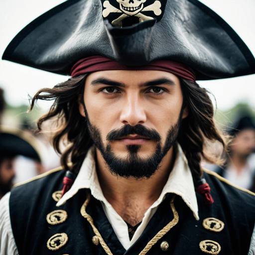 Realistic Male Pirate Costume Portrait