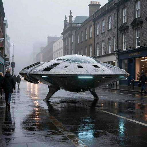 Dublin UFO Encounter on O'Connell Street