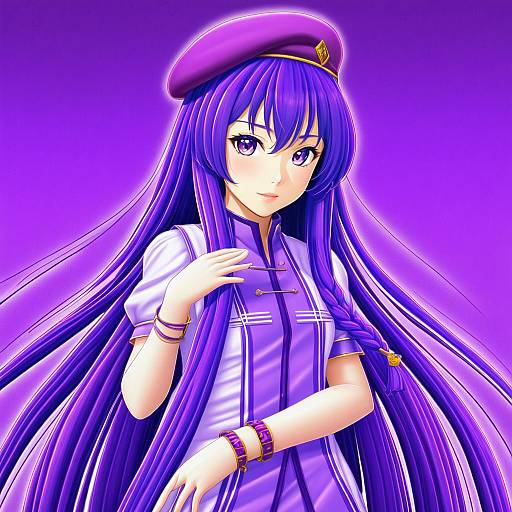 Illustration of Sion eltnam atlasia, tsukihime in the style of Melopun