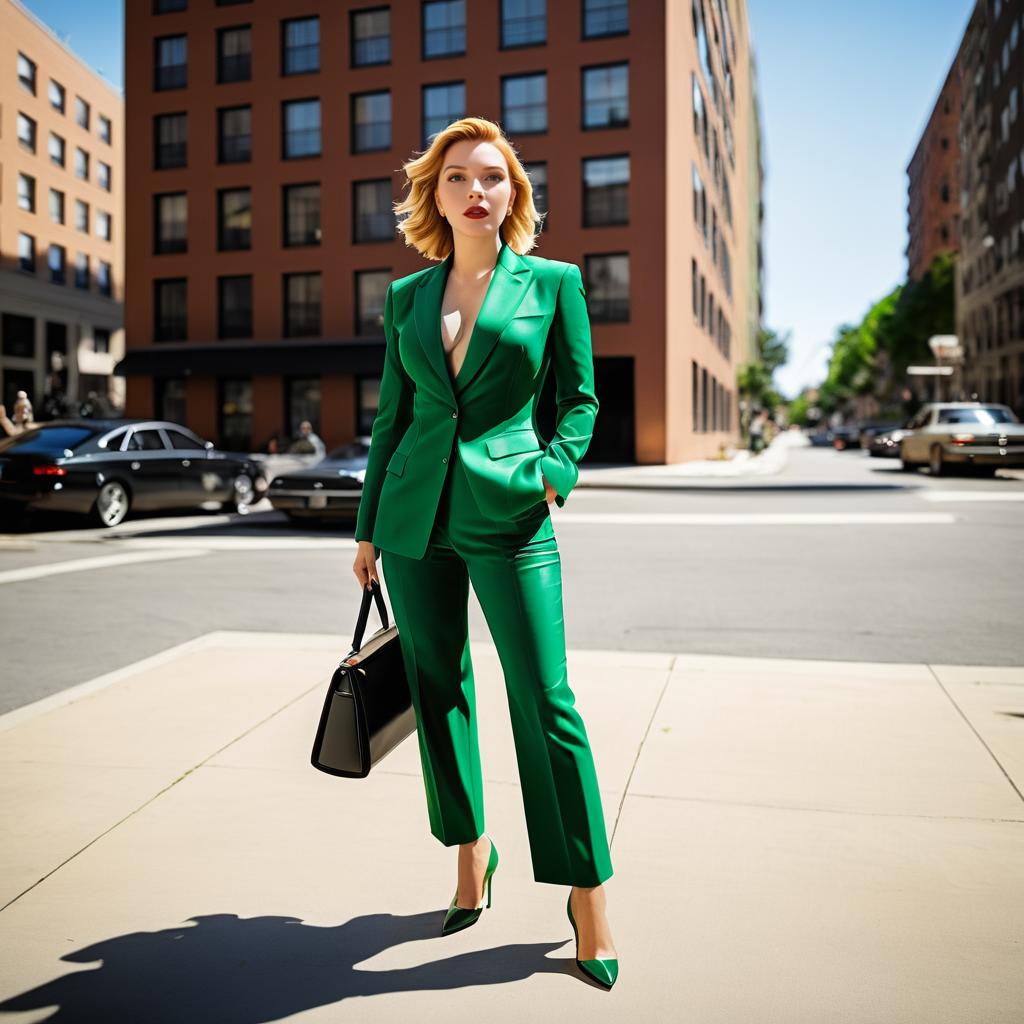 Candid Street Photography of Scarlett Johansson