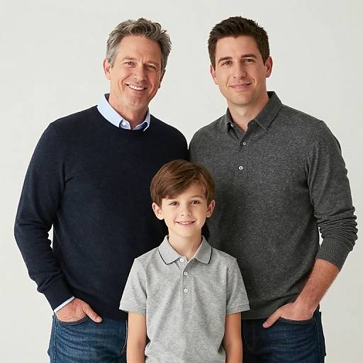 Family Portrait of Andy and Craig