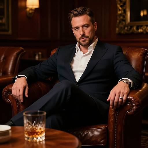 Andrew Tate Cigar Lounge Ambiance