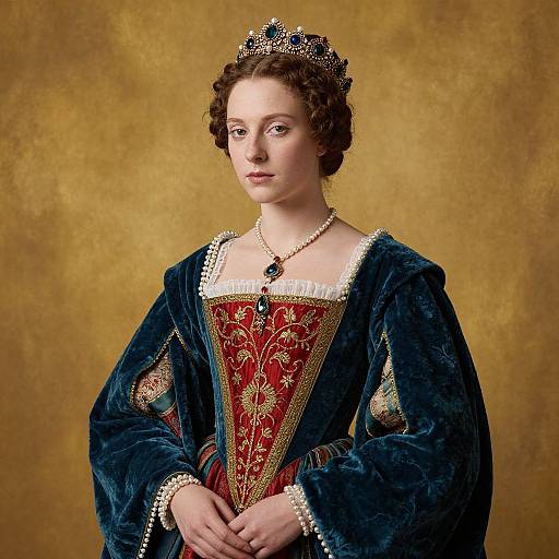 Elegant Renaissance Woman Portrait