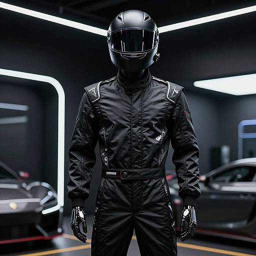 Futuristic Racing Mannequin Display
