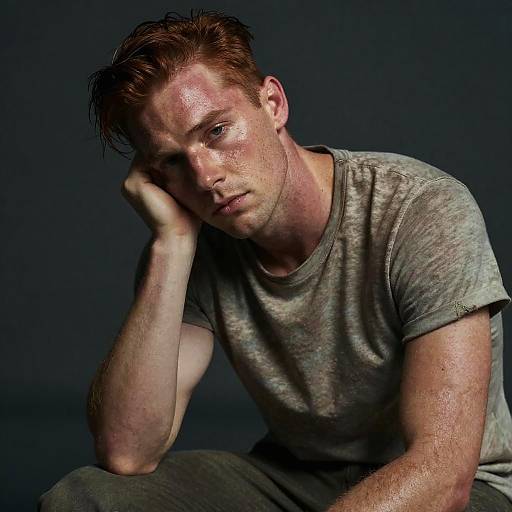 Photorealistic Seductive Male Portrait