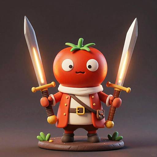 Heirloom Tomato Principality Battle Scene