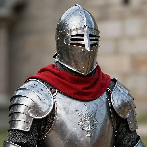Medieval Male Warrior in Armor