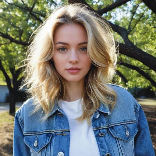 Photorealistic Portrait of a Blonde Girl