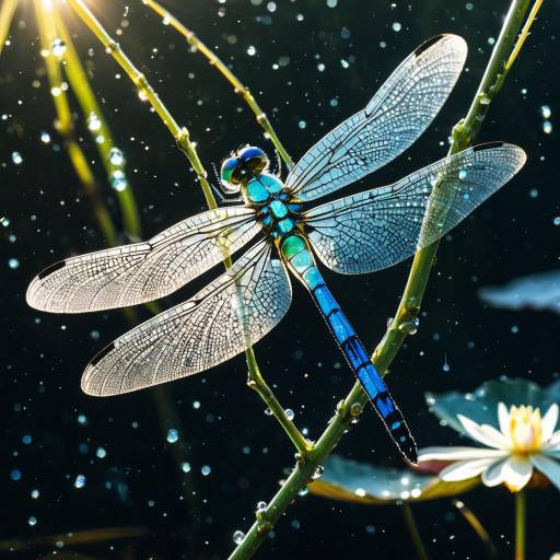 Ethereal Opal Dragonfly at Dawn Ethereal Opal Dragonfly at Dawn