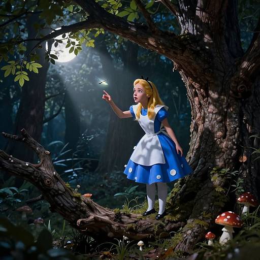 Alice in Rembrandt-Inspired Wonderland