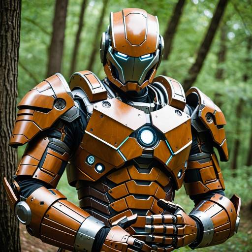 Futuristic Robot Cosplay with Layered Armor