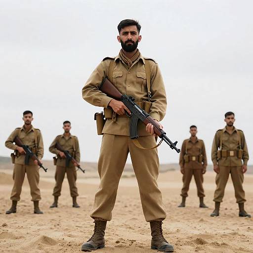 Bearded Soldier on Sandy Hill