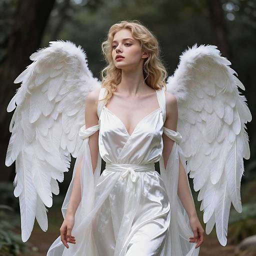 Exotic Angelic Seraph with Radiance