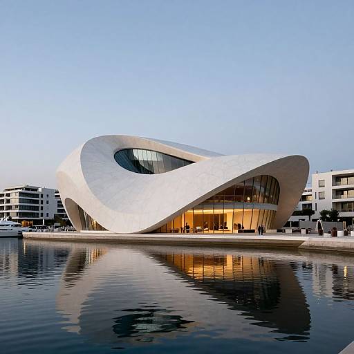 Futuristic Boat-Shaped Building in Limassol