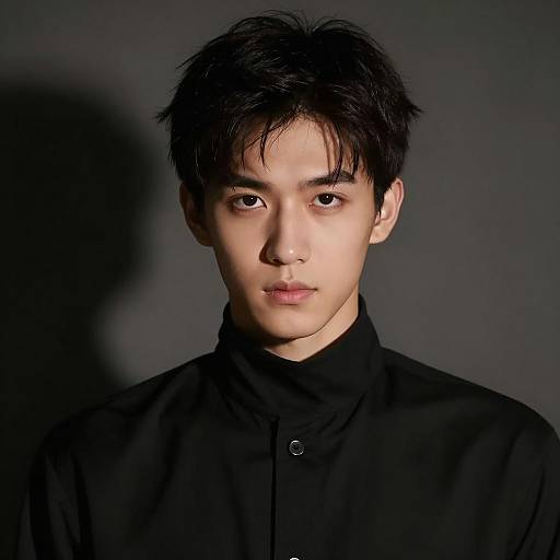 Moody Portrait of a Young Man