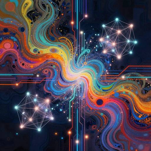 Futuristic AI Art Fusion