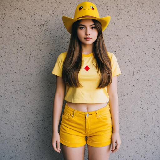 Realistic Pikachu Cosplay Featuring Girl