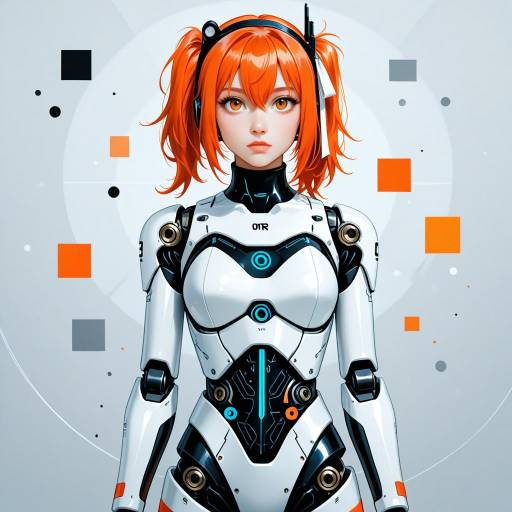 Futuristic Cowboy with Robot Elements