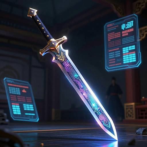 Futuristic Sword AI in Cyber Dojo