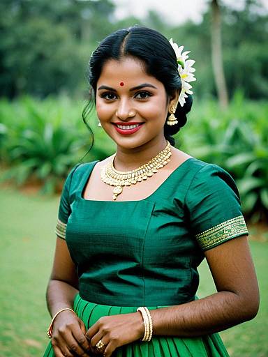 Traditional Tamil Marriage Portrait