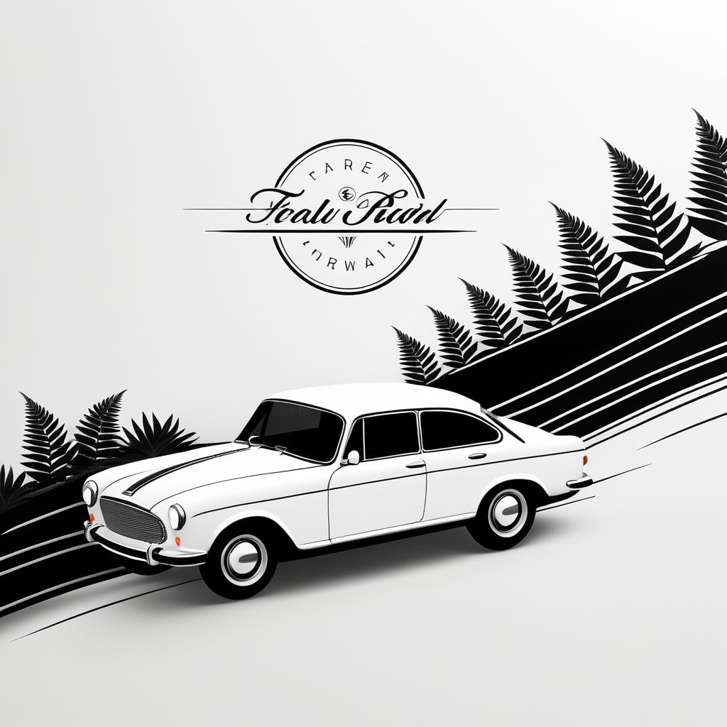 Elegant Minimalistic Classic Car Logo