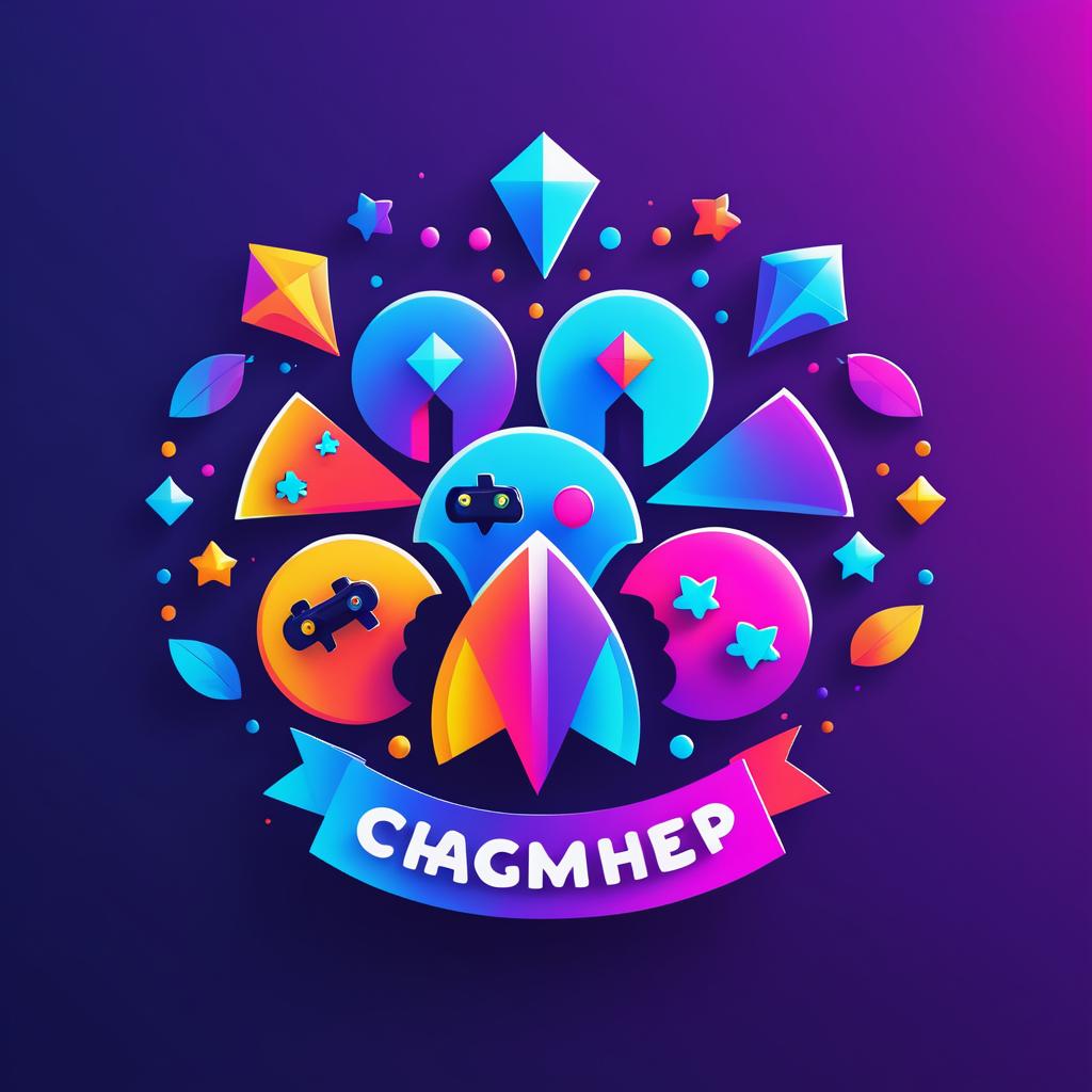 Vibrant Logo Design for Family Games