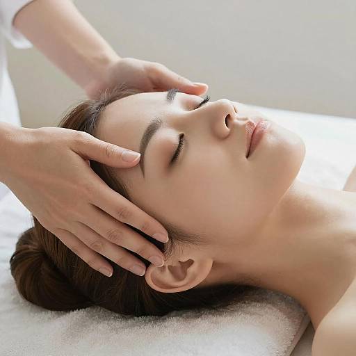 Serene Facial Massage Photography