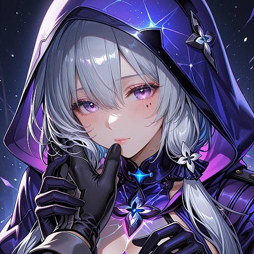 Illustration of Moze (honkai: star rail), honkai (series) in the style of Matsurika youko