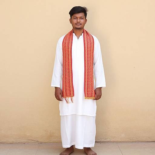 Bengali Man in Traditional Dress