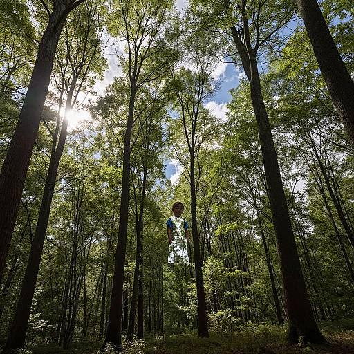 Glass Forest Reflecting Childhood Memories