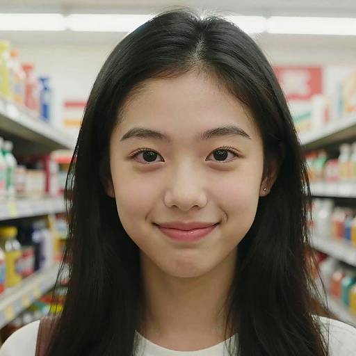 Cinematic Beauty in Convenience Store