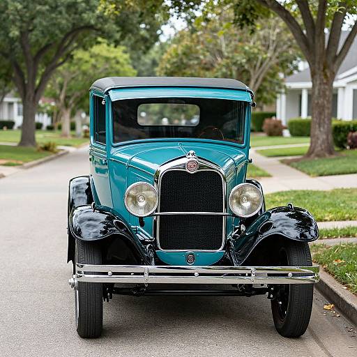Classic 1931 Ford Model A Teal
