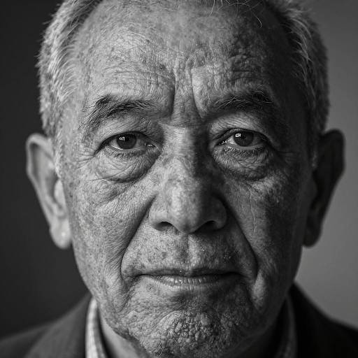 Intimate Portrait of an Elderly Man