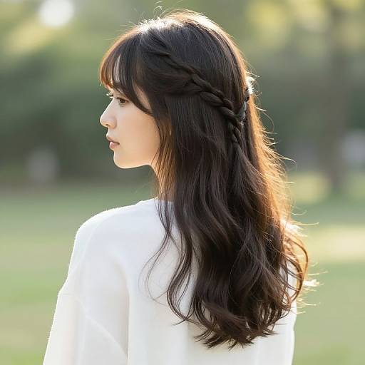 Japanese Female Haircuts with Braids