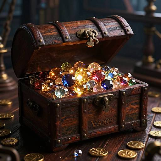 Radiant Vance Gems in Pirate Cabin