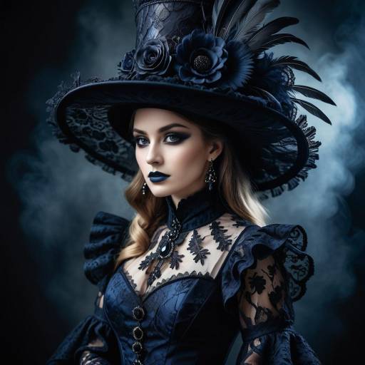 Elegant Victorian Gothic Portrait of a Woman