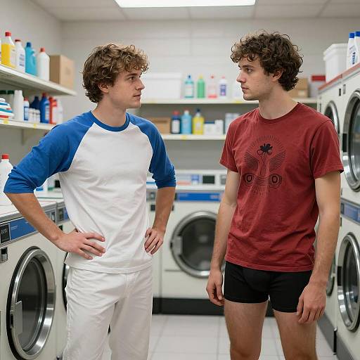 Confrontation in a Laundromat Setting