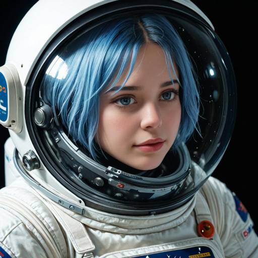 Stoic Astronaut Warrior in Space
