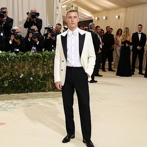 Formal Male Met Gala Outfit