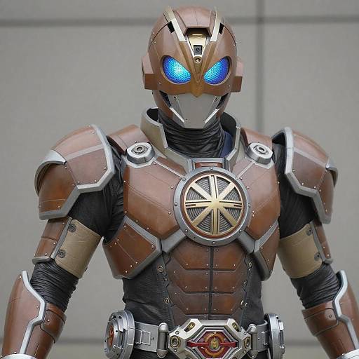 Futuristic Arbormon Cosplay Close-Up