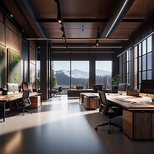 Contemporary Office Space by Olson Kundig Contemporary Office Space by Olson Kundig