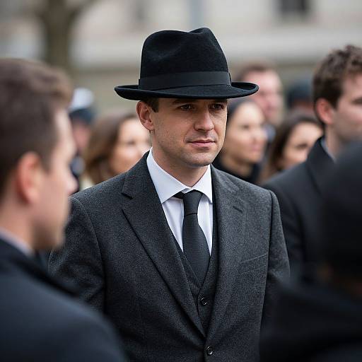 Stylish Man in Fashion Hat