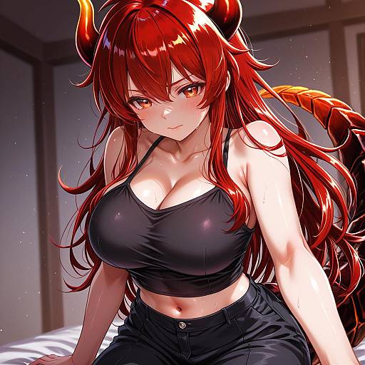 Illustration of Dola (nijisanji), nijisanji in the style of Kuboken