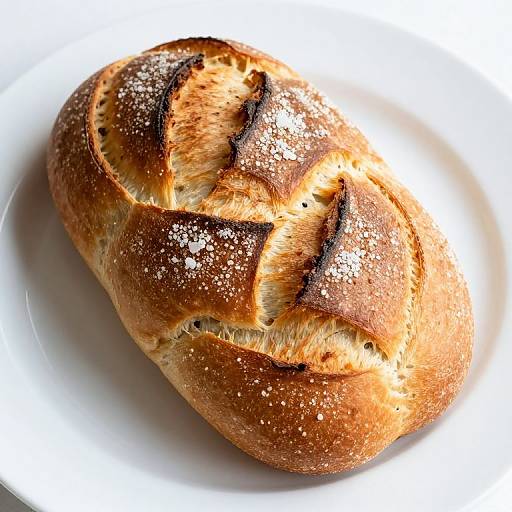 Rustic Golden-Brown Braided Bread