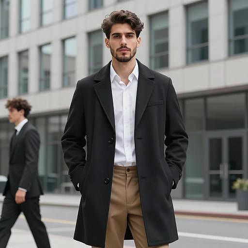 Confident Young Man in Professional Attire