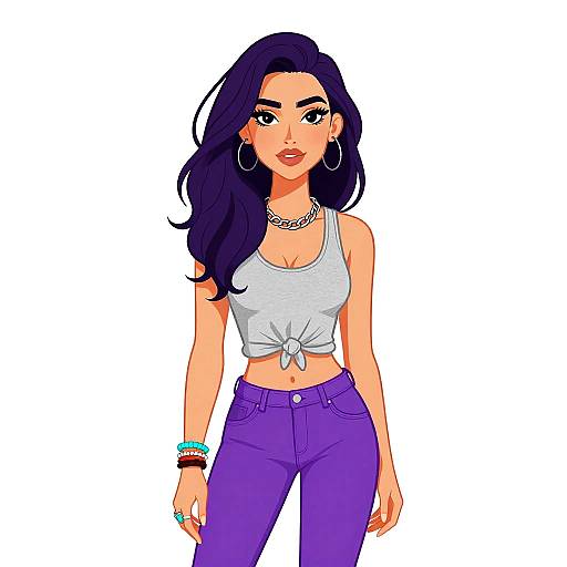 Casual Chic Woman in Stylish Outfit