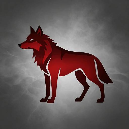 Sigma Wolf Symbol Minimalist Design