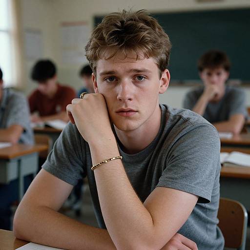 1990s Cinematic Portrait of Young Man