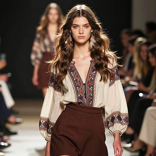 Feathered Layers Bohemian Fashion Shoot