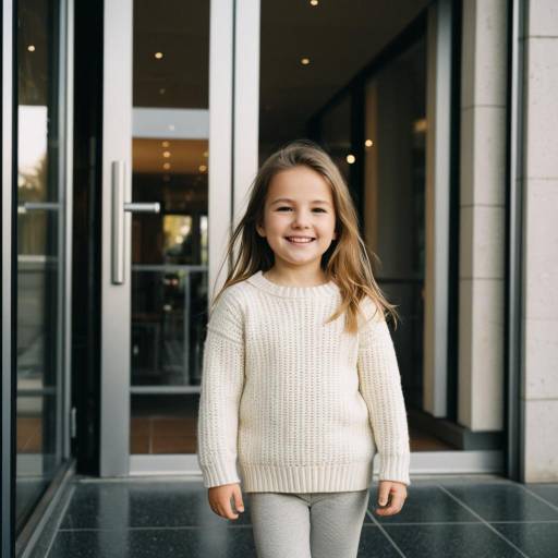 Charming Toddler Fashion Portrait Outdoors